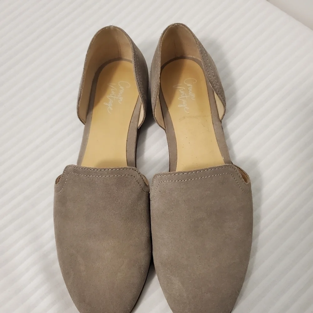 Crown Vintage Valia Suede Flats Size 9, Casual, Comfy